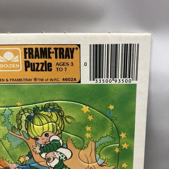 Vtg 1983 Rainbow Brite Golden Hallmark Frame-Tray Puzzle Kids Activity Game - Picture 9 of 11